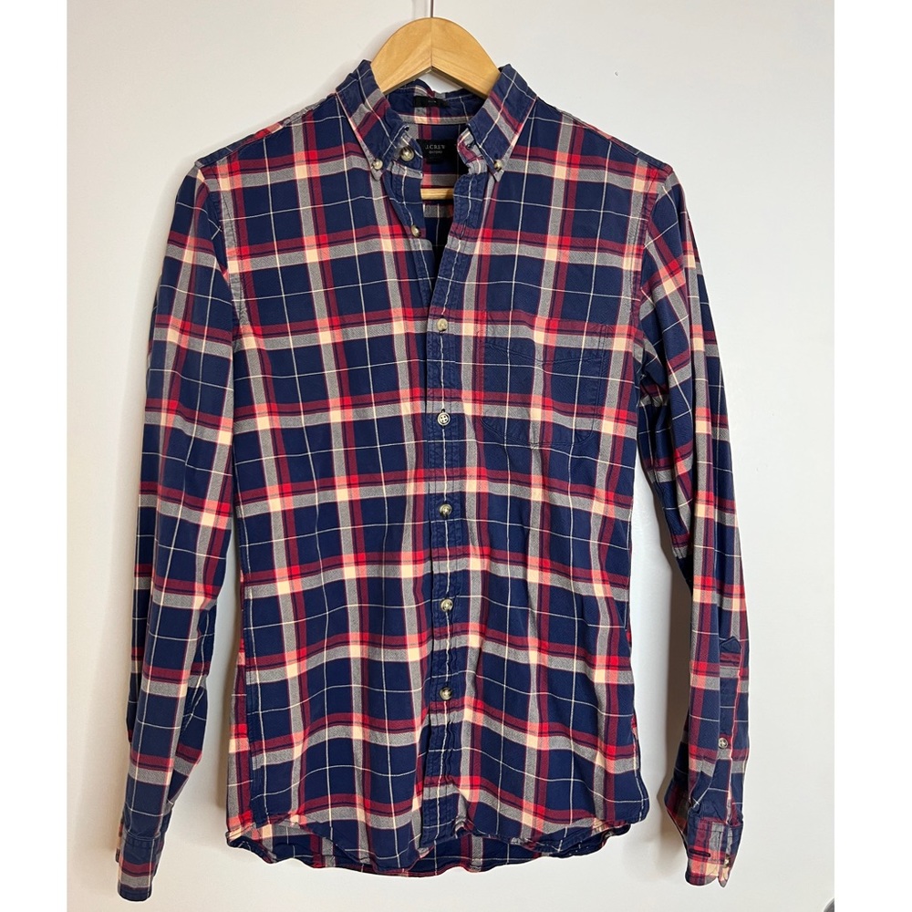 J. Crew Plaid Button-Down Shirt